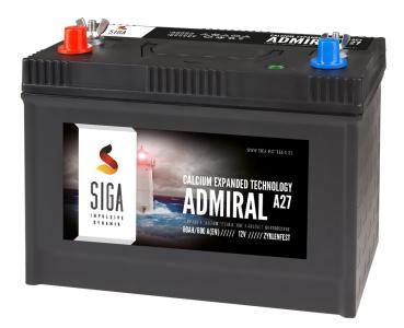 SIGA Admiral Bootsbatterie 80Ah 12V